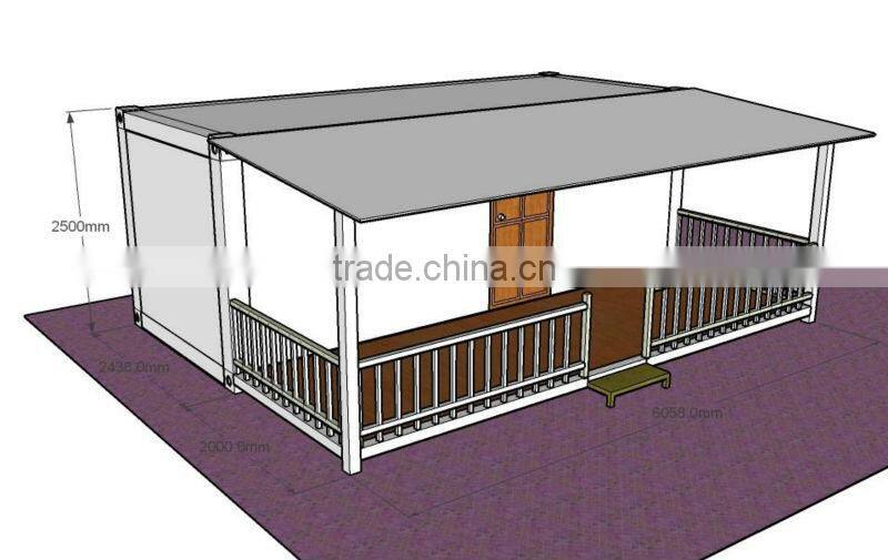 ISO&B.V. certificate new prefabricated small villa