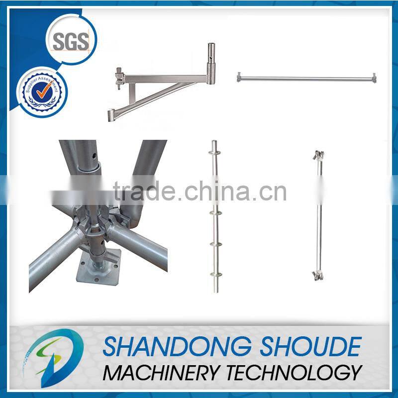 Ringlock scaffolding for slab, quick locking plate scaffolding, steel scaffolding for construction