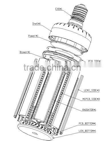 Shenzhen Dimmable LED Lamp 300 Degree LED Corn Light/LED Corn Bulb for Sales