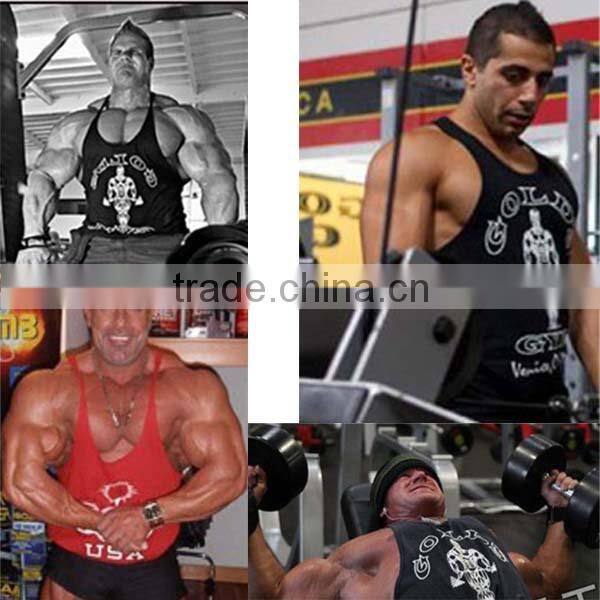 Cheap custom wrestling men's bodybuilding gym singlets (lyt020007)