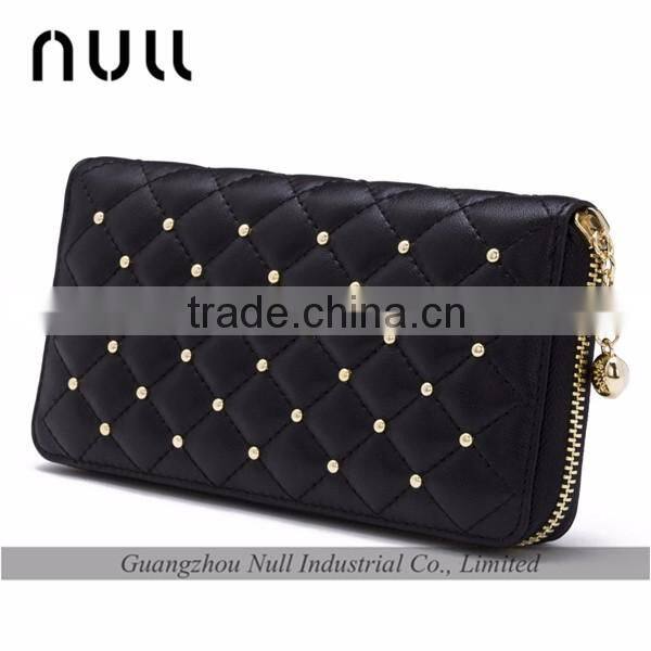2016 fashion trend zippered bride phone women leather wallet