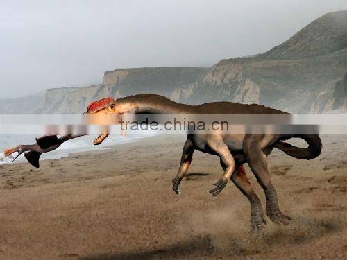 Science Exhibition Dinosaur Models Fiberglass Fossil Of Liliensternus