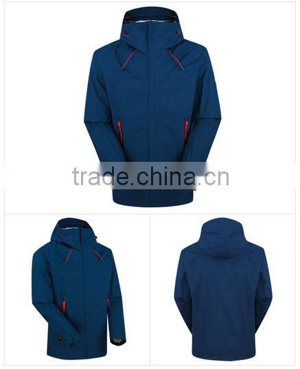 Custom men waterproof jacket