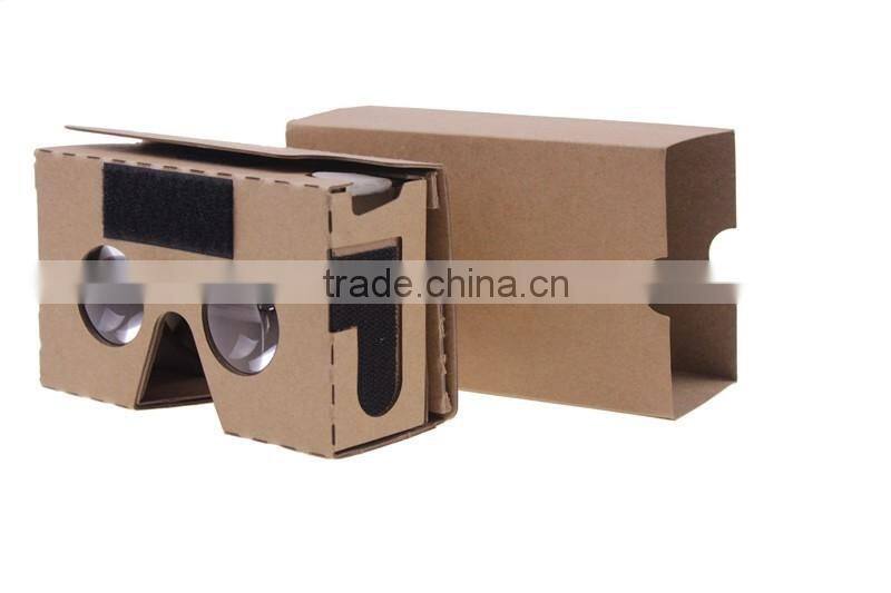 3D VR Glasses Google Cardboard 2.0 Paper 3D Product for 5" Smartphone