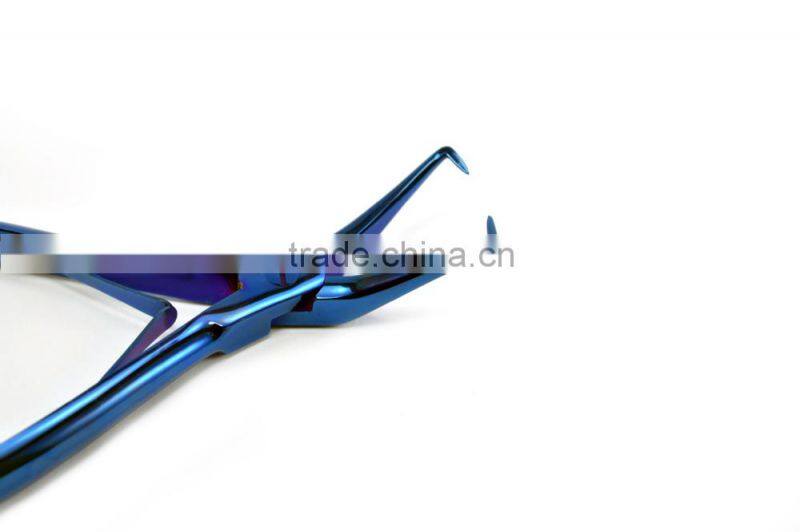 Professional Blue Titanium Color Hair Extension Tools Kit