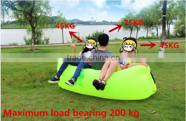 New lnflatable lazy sofa boat get free folding straw hat for sale