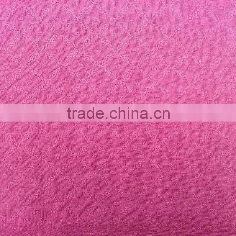 2015 xiangsheng jacquard weave date red rayon fabric