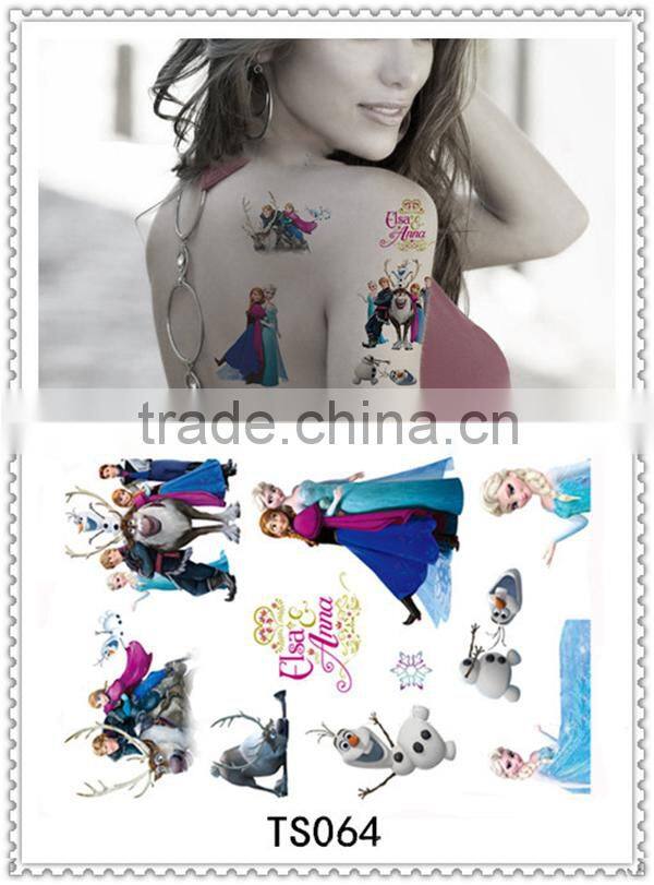 Easam hot beauty girl design temporary body tattoo sticker