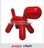 White Rotate the cowhide glass FRP chair