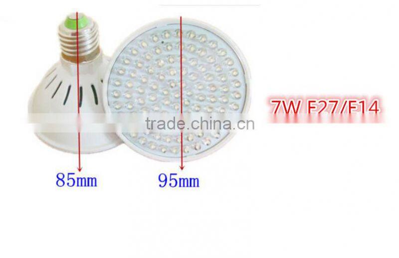 3W 5W 7W 9W E27/E14 138 Leds 220V Hydroponic Green House Flower Garden Plant Grow Light Bulb Lamp