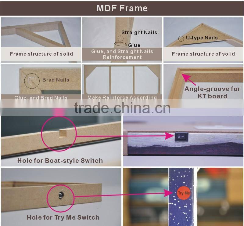 Hot sale Halloween led canvas wall art christmas