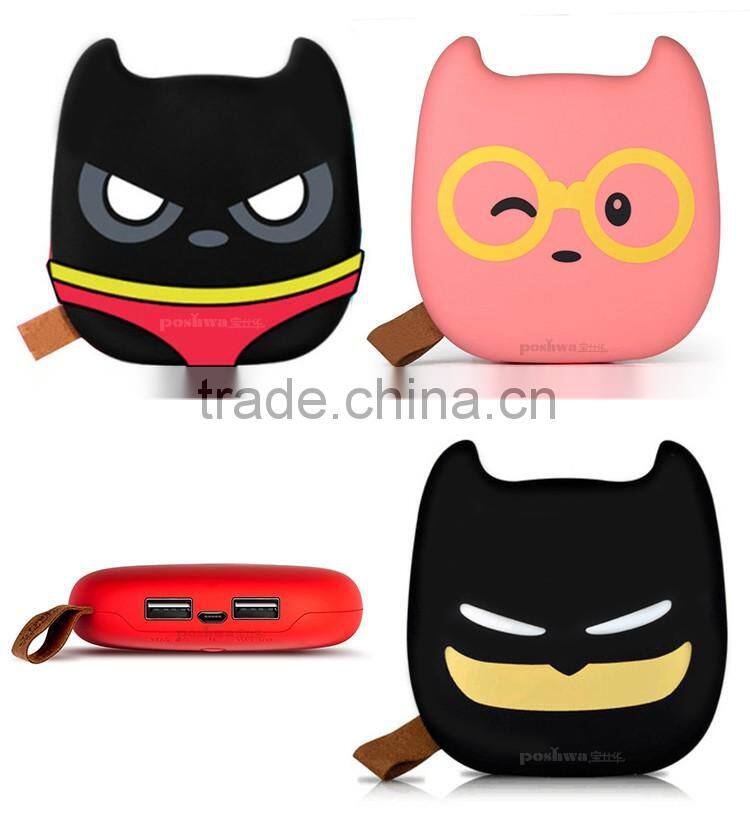 Dual usb power bank 2.4a power banks promotional power bank