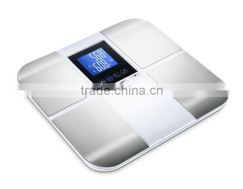 High quality body fat analyzer pedometer