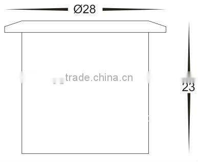 LY4001A Street and Garden and path and tunnel IP67 stainless steel die casting deck lights Max0.6w and Max 3w