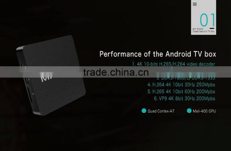 Roofull Newest MX Plus Ram 1g Rom 8g Quad Core MX Plus Ii Android TV Box MX Plus 2 RK3229 TV Box