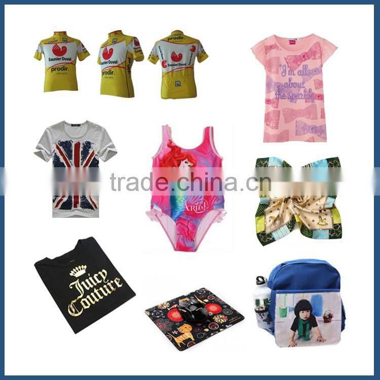 CE dual pneumatic t shirt sublimation printing machine