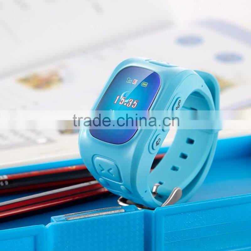 Kid smart wrist watch gps tracking device oem