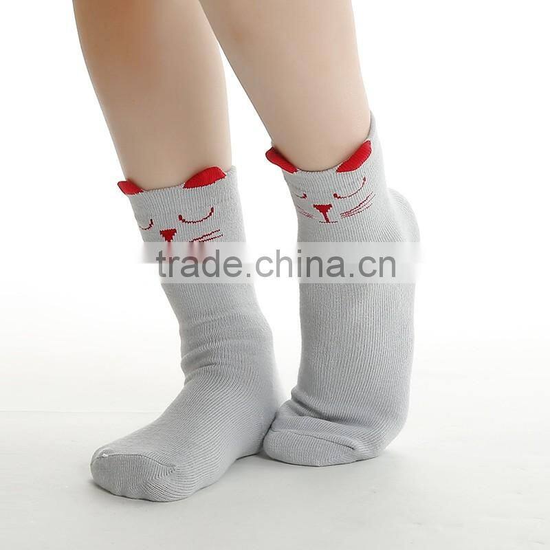 lovely animal 100%cotton warmly wholesale kids socks