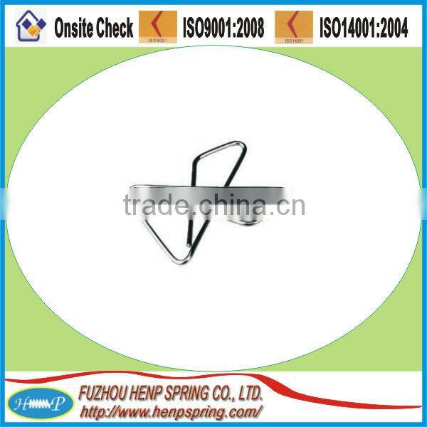 Custom retaining wire spring clips