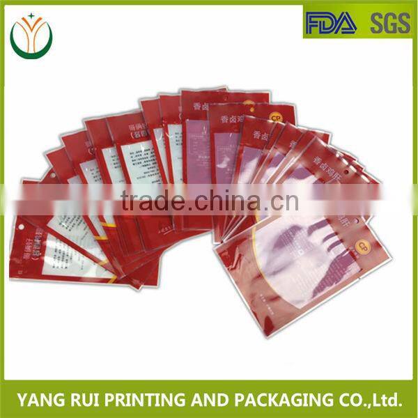 NY/PE Eco-friendly food packaging bag vacuum plastic bag with heat seal