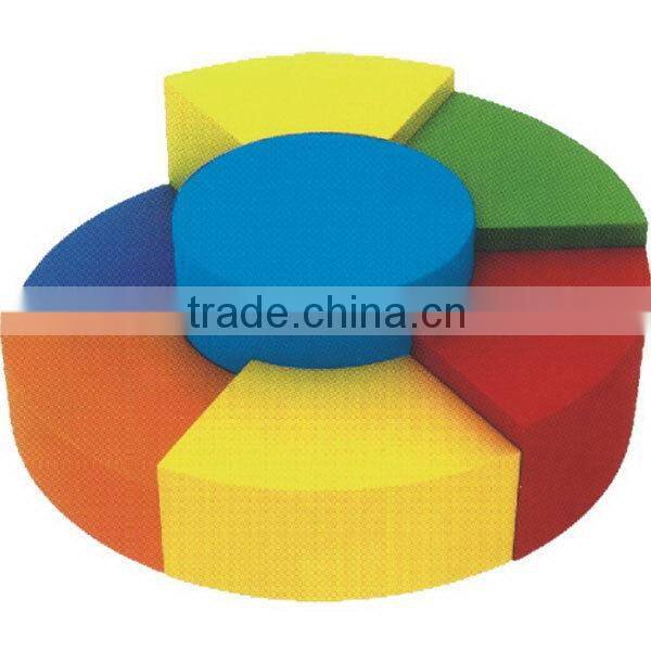 High quality latest children soft play sponge playground