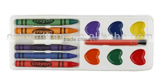 8color water color painting with 8color cayons