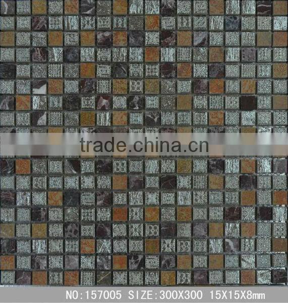 Washable Mix Pattern Ceramic Mosaic Tile
