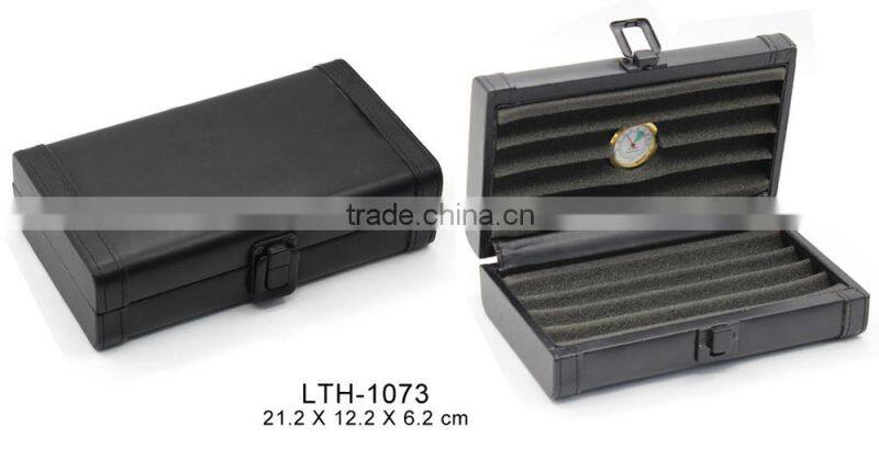 Cigar PU leather travel humidor box