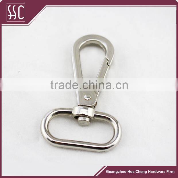 High quality snap hook for bag,metal swivel dog hook, clasp for bag