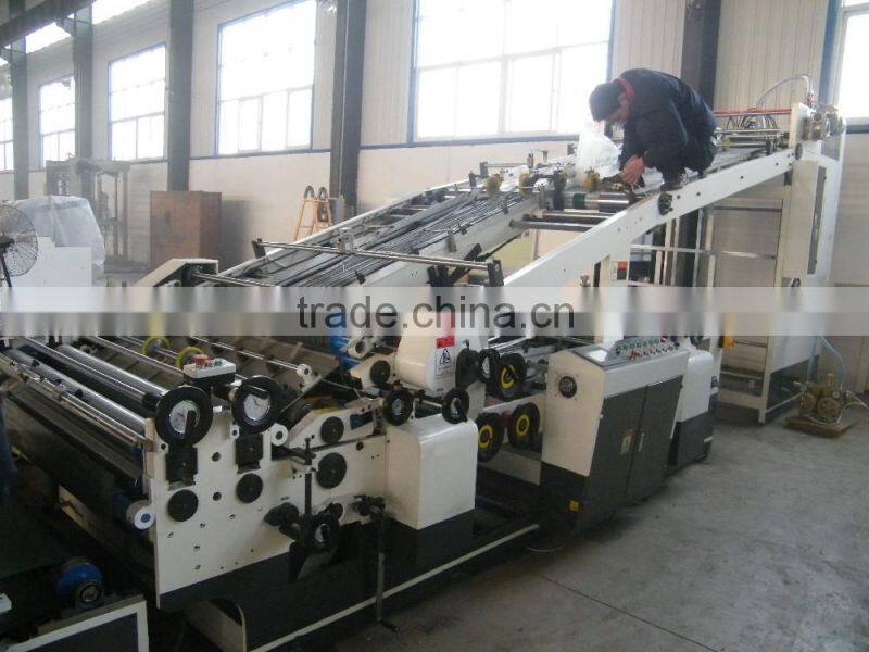 FM Semi-automatic flute corrugated board paper laminating machine
