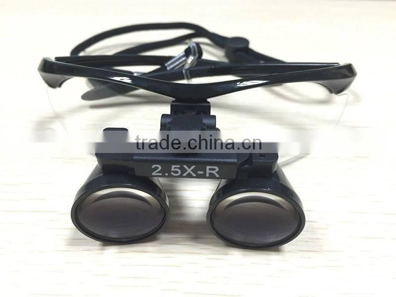 Frame Plastic Glasses with Antifog Surgical Head Loupes