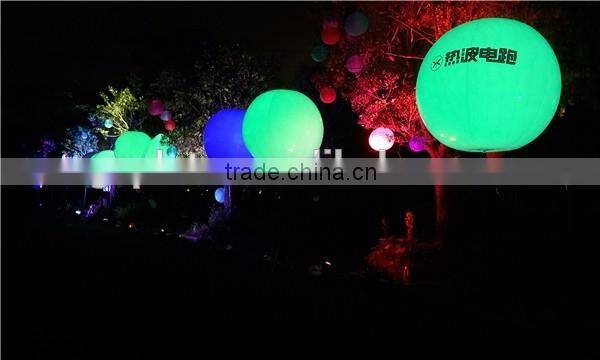 electric run show inflatable standing balloon,led inflatable helium balloon with standing