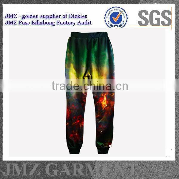 sublimation joggers pants hot joggers pants OEM trousers
