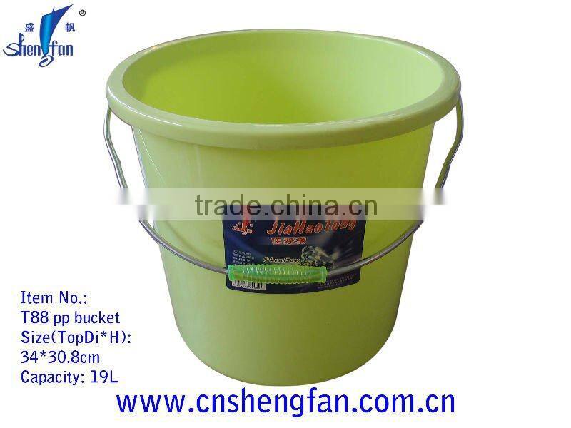 plastic bucket 19L