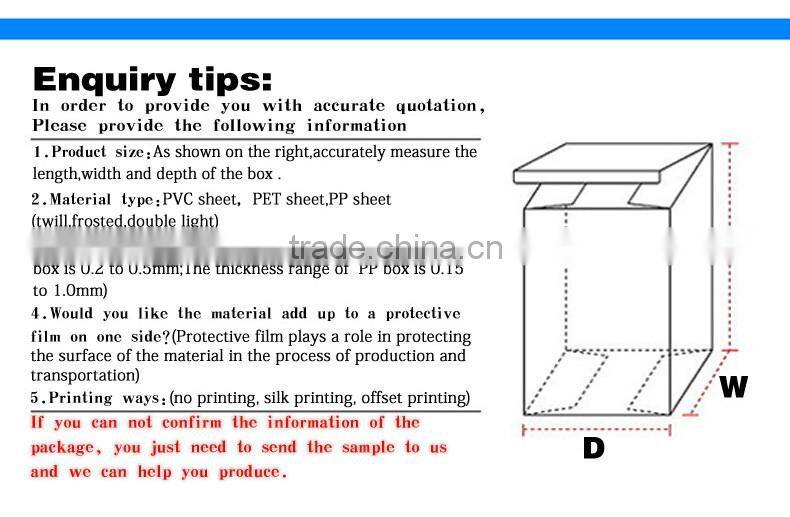 custom made printing clear plastic cylinder packaging
