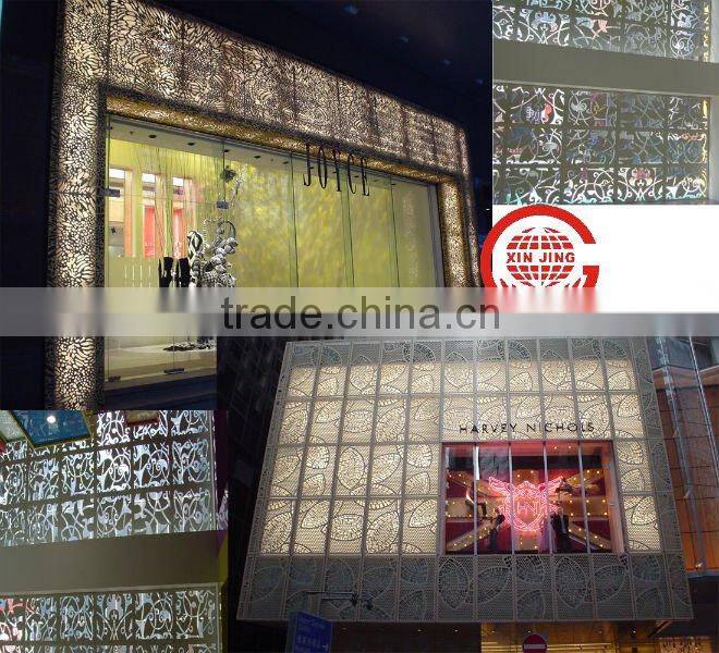 CNC perforated suspend ceiling tiles/curtain wall materials