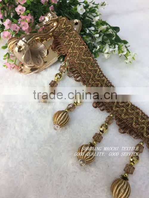 wholesale curtain tassel fringes for home textile accessory