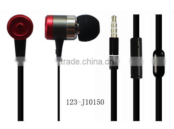 consumer electronics Good quality headphone In ear metal earphones whih mic for mobile computer