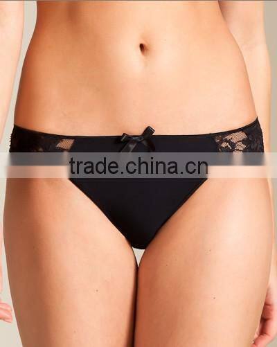 new style sexy yong lady black padded pretty lace bra