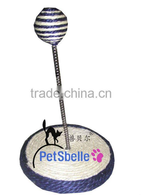 Cheap cat toy accessory rounded shape cat scratcher