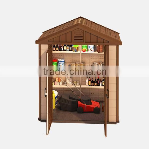 Warranty 5 years UV Resistance HDPE shed