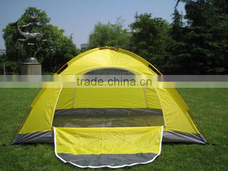 OEM Two People Double Layer Aluminium Pole Tent Outdoor Tent Camping Tour Tent UD16031