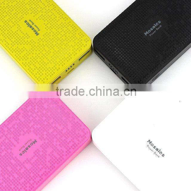 2015 new design cheap smart double USB groove portable mobile phone charger