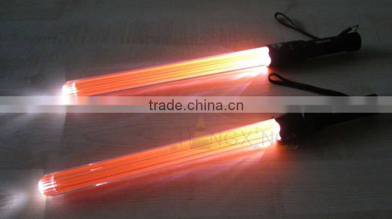 RB06 pvc lens traffic wand baton double colors