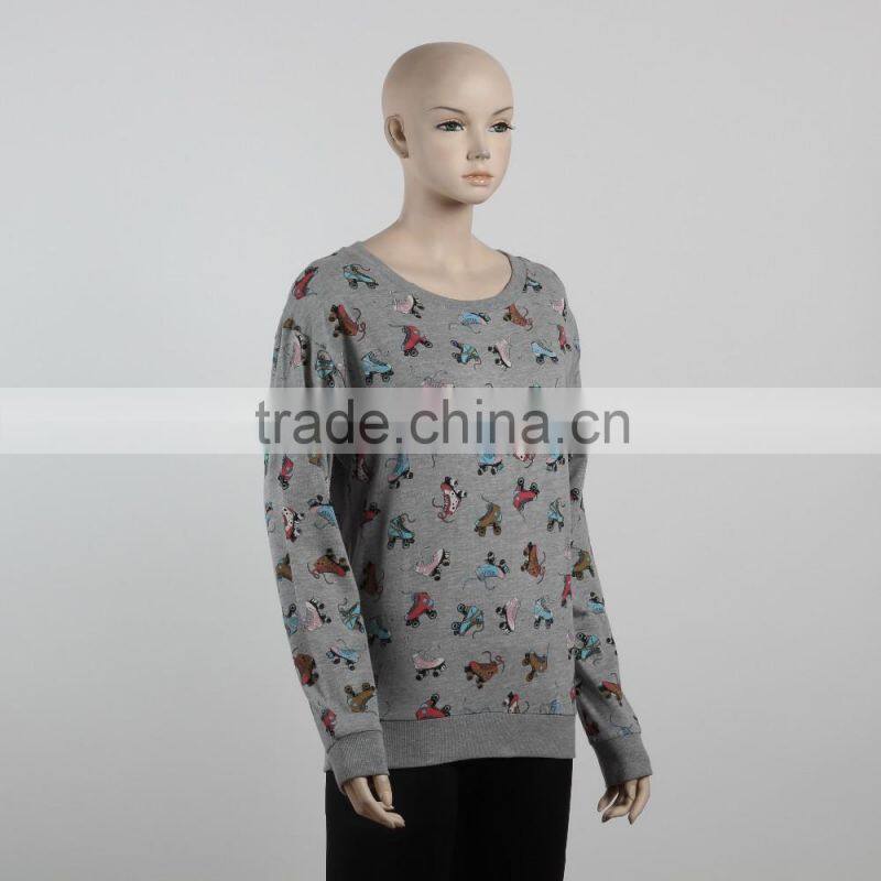 F5W14364 High Quality Wholesale Cewneck Sweatshirt Women