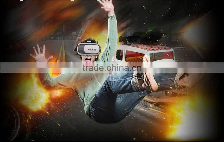 2016 Hot Selling Virtual Reality Glasses Case Plastic Google Cardboard 3D VR BOX 2.0 Adjustable 3D VR