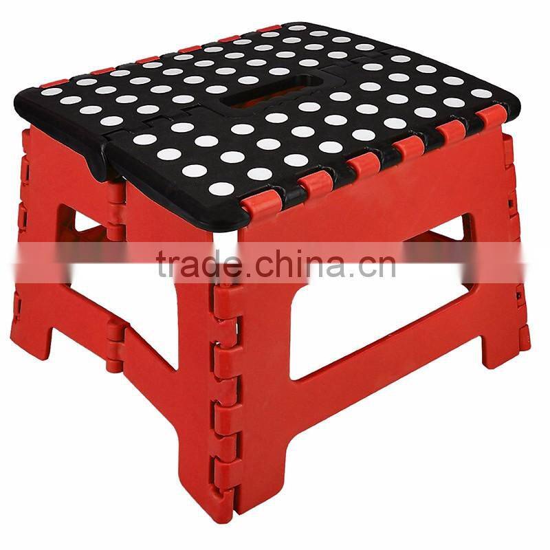 Folding step stool with printing, discount outdoor folding stool mould