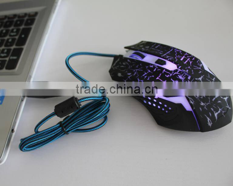 gaming mouse with breathing color lights gaming mouse glowing gaming mouse
