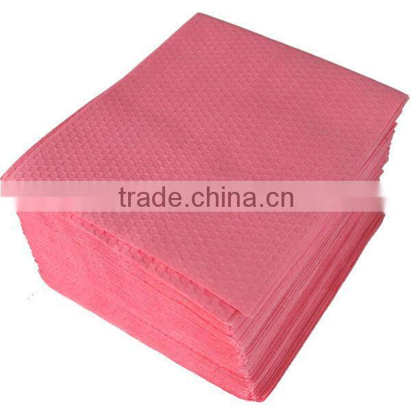 China wholesale supplier durable woodpulp fabric oil cleaning wipes