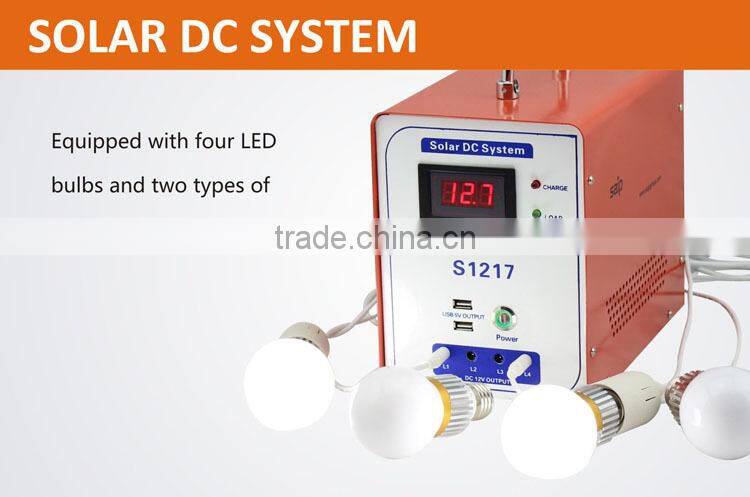Saip/Saipwell mini solar system with mobile charger S1217H